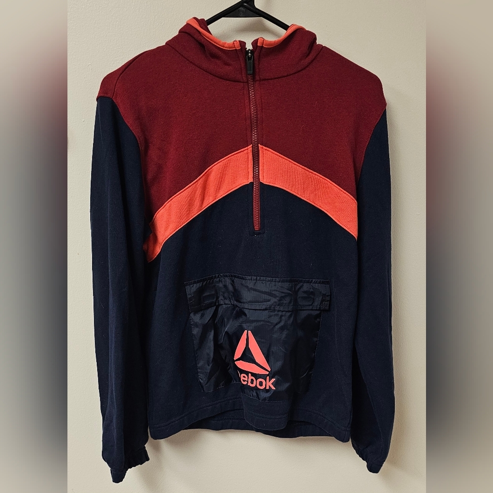 Reebok Boy's Red and Navy Pullover